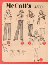 1970's McCall's One Piece Large Yoke Dress or Top pattern - Bust 36-38" - No. 4300
