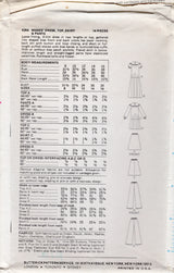 1970's Butterick Yoked Dress or Blouse, Skirt and Pants Pattern - Bust 38" - No. 4256