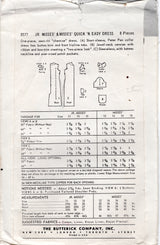 1950's Butterick Sheath Dress Pattern - Bust 32" - No. 8577