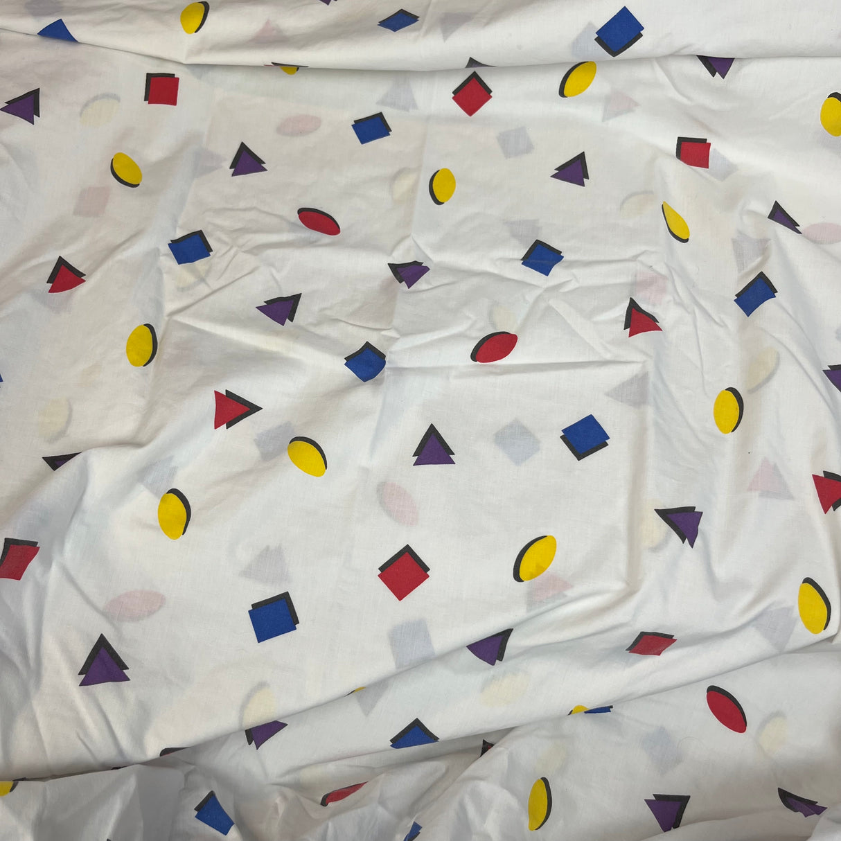 1990’s Geometric Print Fitted sheet - Queen