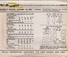 1950's McCall's Suspender Skirt and Blouse Pattern - Bust 30"  - no. 3730