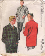 1950's McCall's Men's Sports Jacket - Chest 42-44" - No. 3741