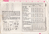 1960's Simplicity Princess Line Dress Pattern with Bow and Pockets - Bust 33" - No. 4920