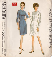 1960's McCall's Basic Try-On Half-Size Sloper Pattern - Bust 45" - No. 400