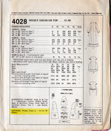 1970's McCall's Midi or Maxi Dress with Bands and Flutter or Long Sleeves Pattern - Bust 38" - No. 4028