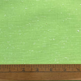 1970's Green/White Woven Cotton Blend Fabric - BTY (Y7)