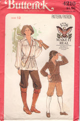 1970's Butterick Boy's Centennial Shirt , Belt and Knickers Pattern - Chest 30" - No. 4210