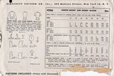 1950's Simplicity Button-up Blouse Pattern - Bust 30" - No. 4256