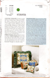 1990's Butterick Christmas Aprons, Pillows, and Crafts pattern - UC/FF -  No. 4605