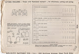 1940’s Simplicity Button Up Blouse Pattern- Bust 32" - No. 4556