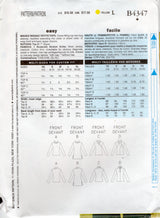 2000's Butterick Surplice or Turtleneck Top Pattern - Bust 29.5-36" - No. 4347