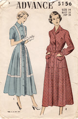 1940's Advance Shirtwaist Dress Pattern - Bust 32" - No. 5156