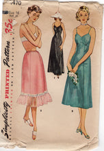 1950’s Simplicity Full or Half Slip - Bust 34” - No. 4470