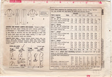 1960's Simplicity Sheath Dress and Blouse Pattern - Bust 34" - No. 4605