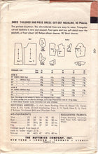 1950's Butterick Detailed Keyhole Neck Dress Pattern- Bust 32" - No. 5832