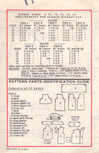 1980's Anne Adams Blouse Pattern in 8 varieties - Bust 38" - No. 4771