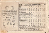 1950's Simplicity Large Yoked Blouse Pattern - Bust 31" - No. 4772