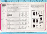 1970's Simplicity Pin Tucked Blouse Pattern with Pussy Bow - Bust 38" - No. 8209