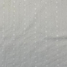 1970's White Eyelet - Cotton Blend - BTY