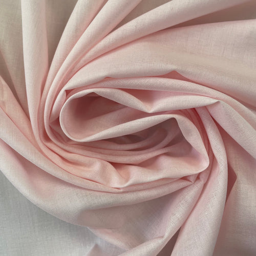 1960’s Light Pink Cotton Fabric - BTY