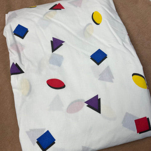 1990’s Geometric Print Fitted sheet - Queen