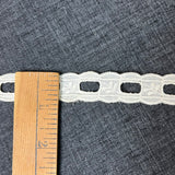 1970’s White color Insertion Lace - Cotton - BTY (TR25)