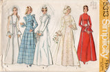 1970's Simplicity Princess Line Wedding Dress Pattern - Bust 34-40" - No. 5313