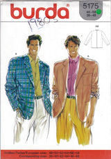 1980's Burda Oversize Blazer pattern - Chest 38-48" - No. 5175