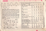 1960's Simplicity Weskit, Blouse, Skirt and Cigarette Pants Pattern - Bust 38" - No. 5979