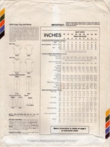 1980's Stretch & Sew Unisex Pullover Top or Tunic, Pull-on Pants, and Short in Two lengths pattern - Chest 30-46" - No. 5235