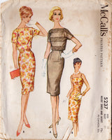 1950's McCall's One Piece Sheath Dress and Bolero Jacket Pattern - Bust 31" - No. 5237