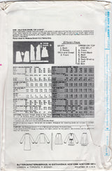 1970's Simplicity One Piece or Two Piece Dress Pattern - Bust 45" - No. 5298