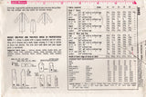 1960's Simplicity One Piece or Two Piece Dress Pattern with Tie Collar  - Bust 34" - No. 5642