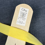 1970’s Offray Velvet Ribbon - 1 1/2" - Yellow - BTY