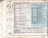 1970's McCall's Men's Single Breasted Jacket or Coat Pattern with Detachable lining - Chest 38-48" - No. 5744