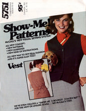 1970's McCall's Vest Pattern - Bust 31.5-34" - No. 5751
