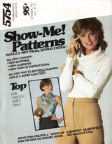 1970's McCall's Cowl Neck Top Pattern - Bust 31.5-36" - No. 5754