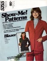 1970's McCall's Blazer Pattern - Bust 31.5-42" - No. 5755