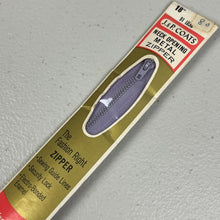 18” Metal Zipper - 1970’s - J. & P. Coats - Multiple colors available