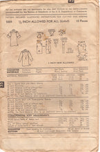 1950's Advance Yoked Sports Shirt Pattern - Bust 31-33" - No. 5859