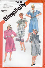 1980's Simplicity Pullover Dress Pattern - Bust 39-43" - No. 5901