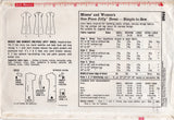 1960's Simplicity Jiffy Shift Dress Pattern with Patch Pockets - Bust 34-36" - No. 5960