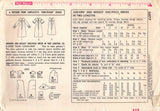 1960's Simplicity How-to-Sew Yoked Dress with Patch Pockets - Bust 34" - No. 6877