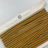 1970’s Orlon Braided Trim - Multiple Colors Available - BTY