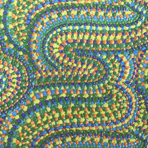 1970’s Abstract Swirl Printed Qiana Double Knit Fabric - Multiple colors available - BTY