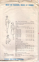 1960's Vogue Young Fashionables Dress with or without sleeves and Blouse - Bust 36" - No. 6166