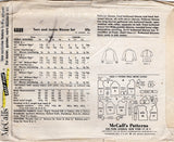 1960's McCall's Button Up Blouse Pattern in Three Styles - Bust 36" - No. 6889