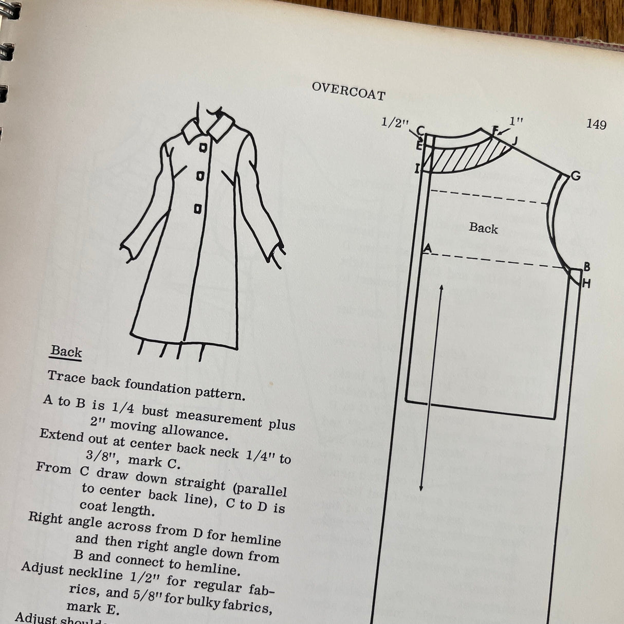 1970’s Dorothy Moore's Pattern Drafting and Dressmaking - Hardcover - RULERS INCLUDED