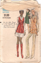 1970's Vogue Vest with Pockets Pattern - Bust 36" - No. 7855