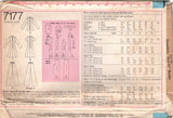 1970's Simplicity Princess Line Dress or Tunic and Pants pattern - Bust 38" - No. 7177